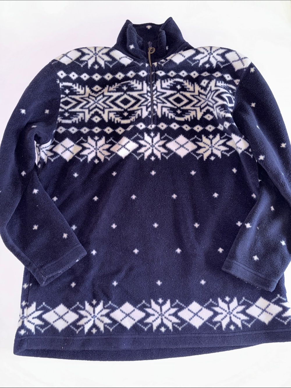 Lauren Fair Isle Quarter Zip Fleece Ralph Lauren Nordic Fleece Snowflakes Fleece